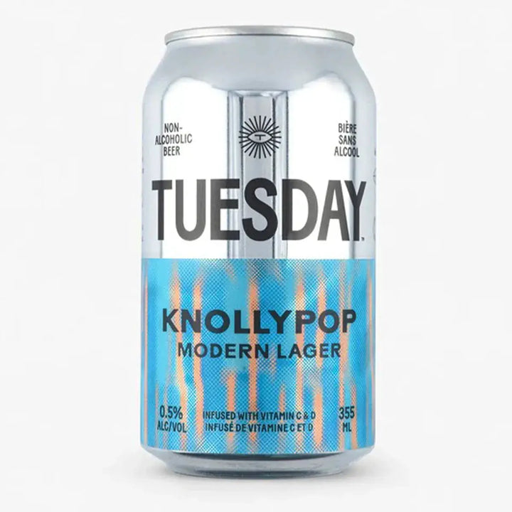 Knollypop Modern Lager Dealcohol Beer 4x355ml