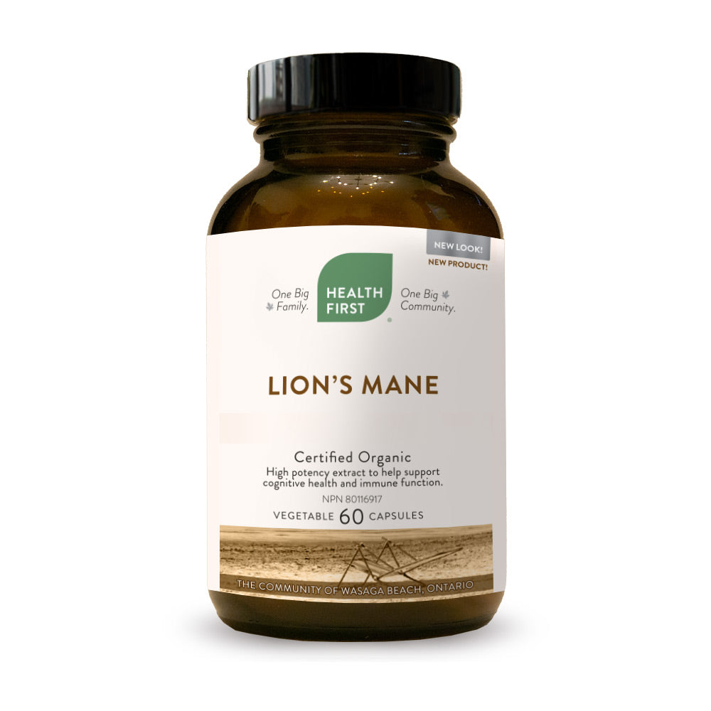 Health First Lion's Mane, 60 vegetable capsules