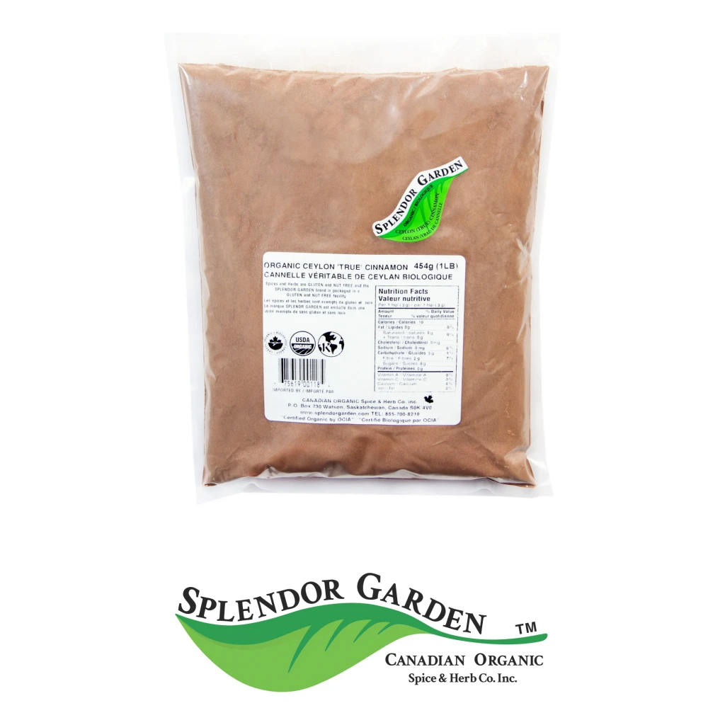 Organic Ceylon True Cinnamon by Splendor Garden