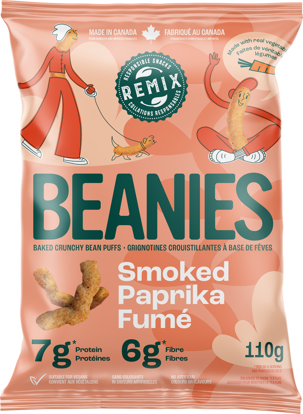 Beanies Vegan Smoked Paprika 110g