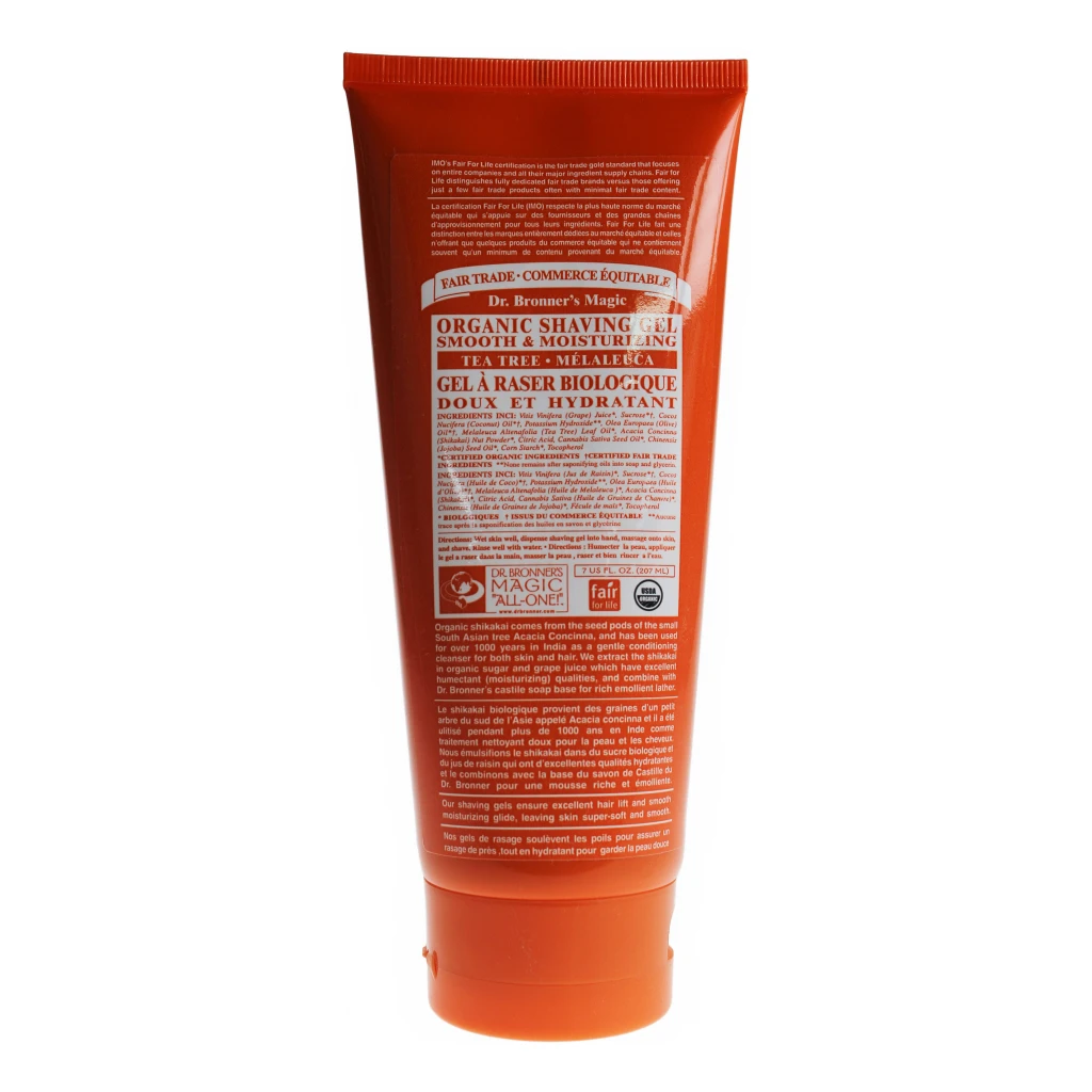 Tea Tree Organic Shaving Soap by Dr Bronner