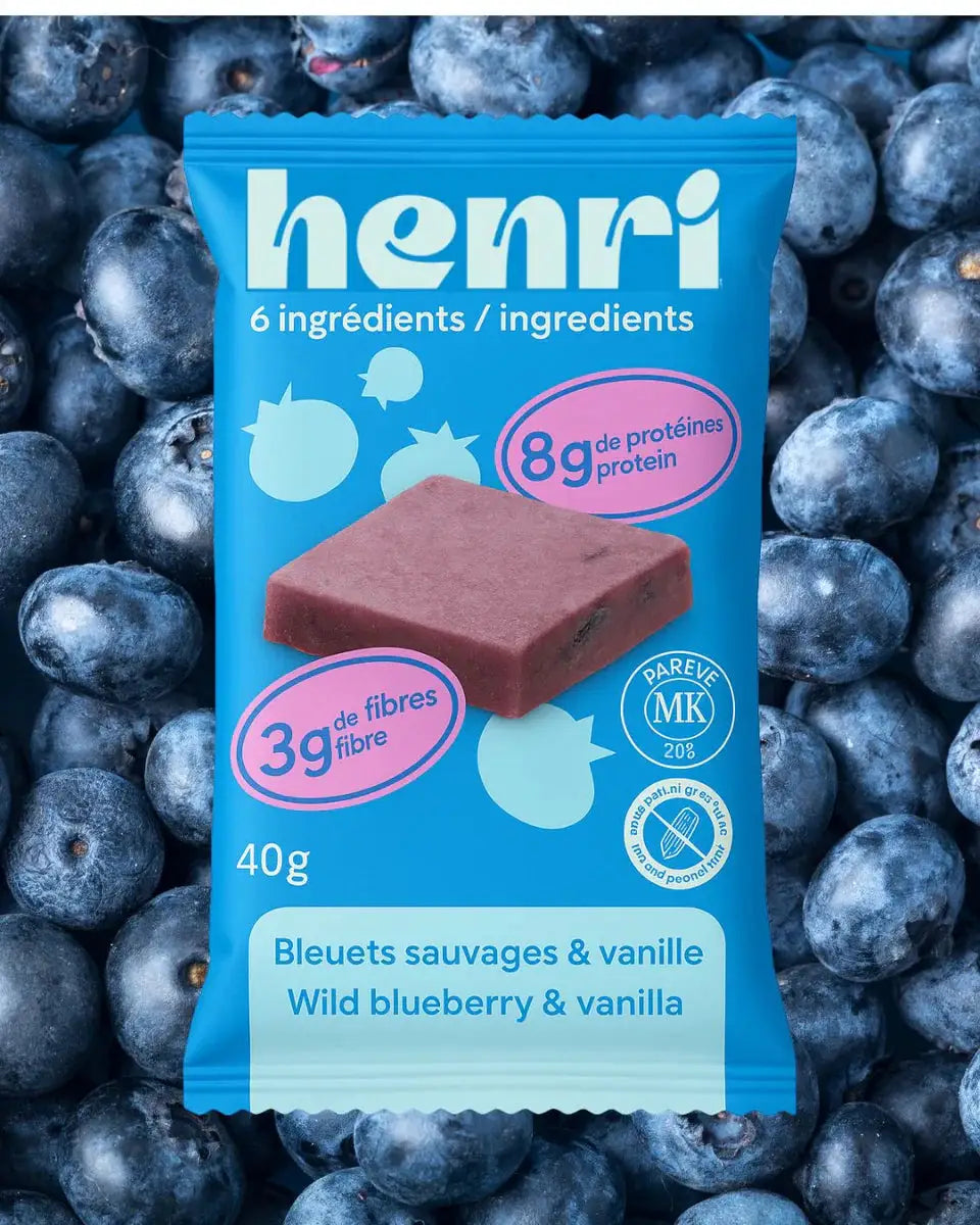 Blueberry Vanilla Snack Bars (Box of 5) 200g