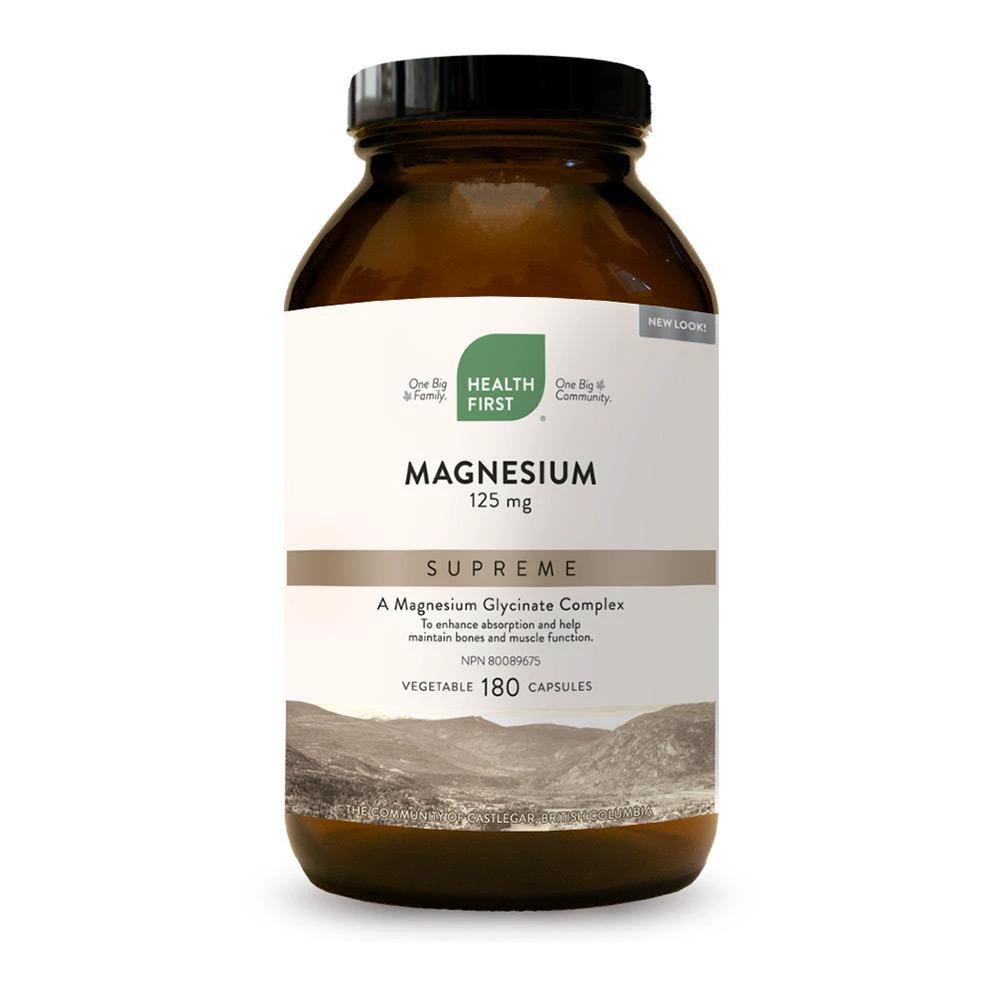 Health First Magnesium Supreme, 180 vegetable capsules by Health First