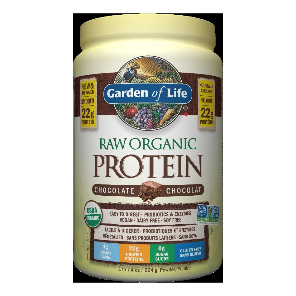 Raw Organic Chocolate Protein 660G by Garden of Life