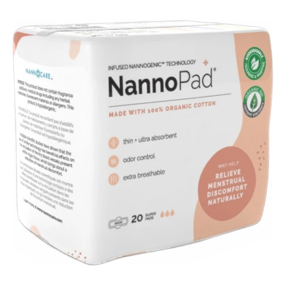 Natural organic super pads by Nannopad