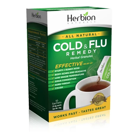 Herbion Cold &amp; Flu Remedy Hot Drink X10 by Herbion