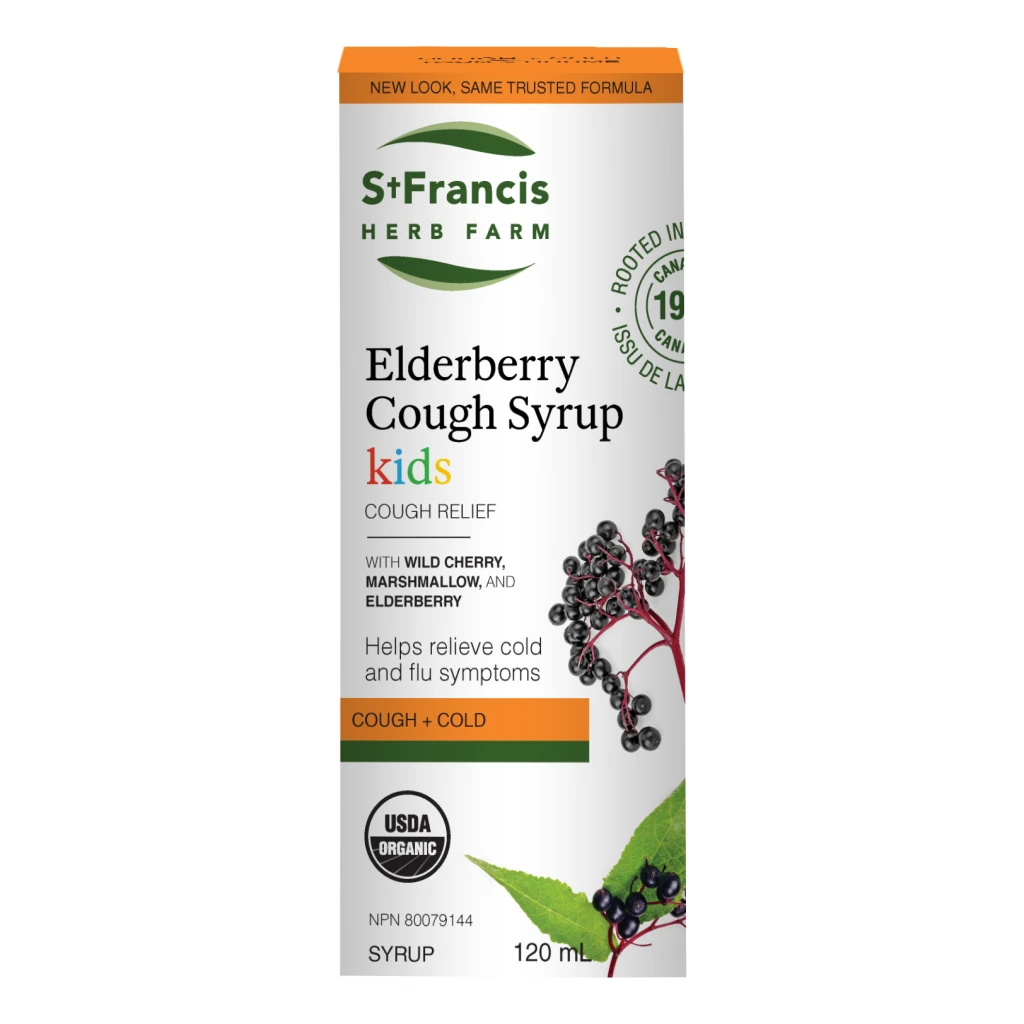 Elderberry Cough Syrup Kids 120Ml by St. Francis Herb