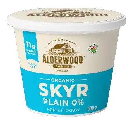 Alderwood Organic Skyr Yogurt Plain 500g
