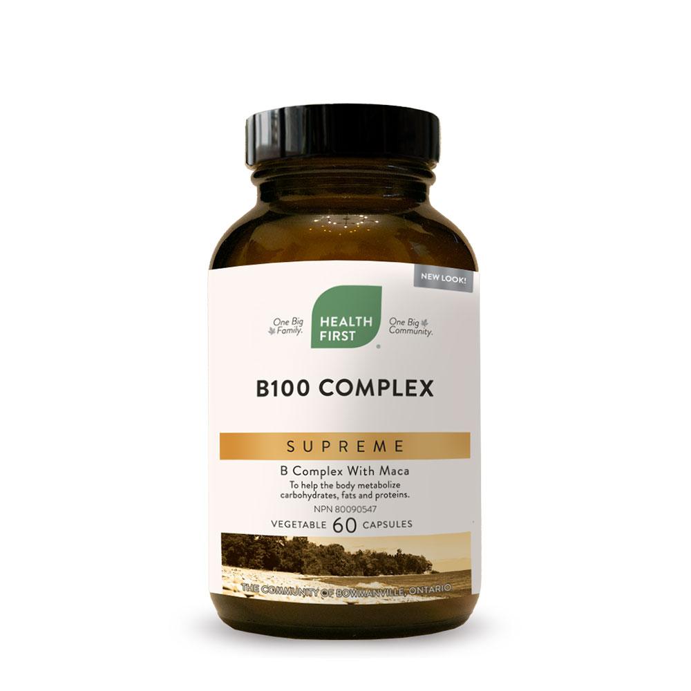 Health First B100 Complex Supreme, 60 vegetable capsules