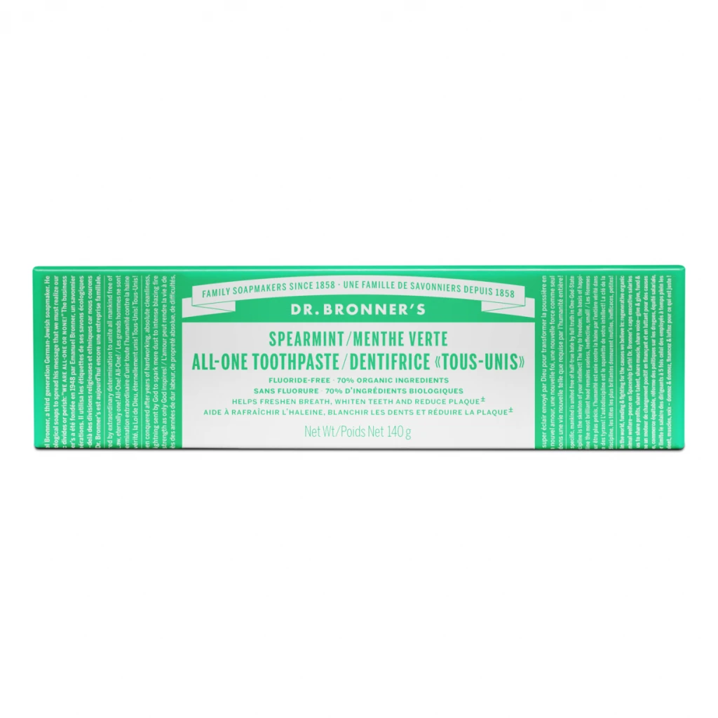 Spearmint ALL-ONE Toothpaste by Dr Bronner