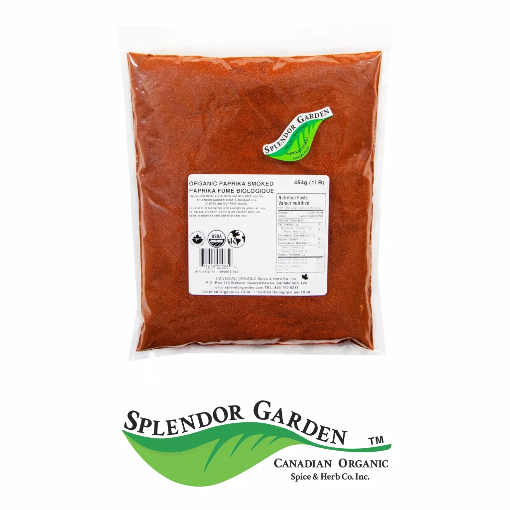 Organic Paprika Smoked by Splendor Garden