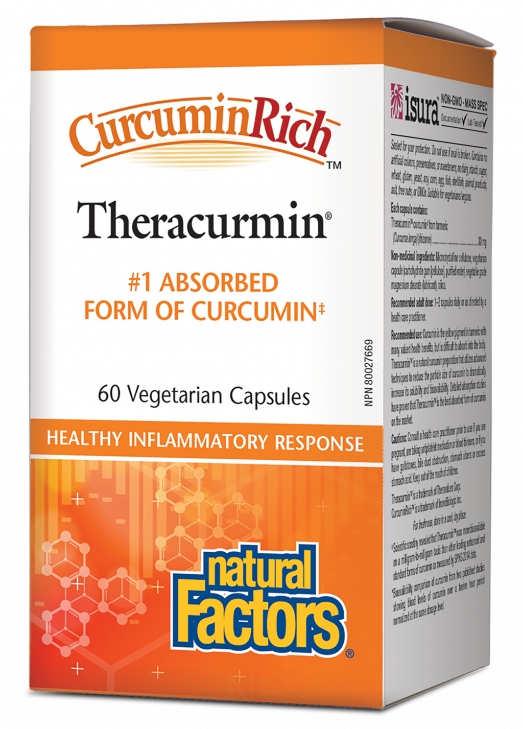 Natural Factors Theracurmin CurcuminRich&amp;trade; 60 Vegetarian Capsules by Natural Factors