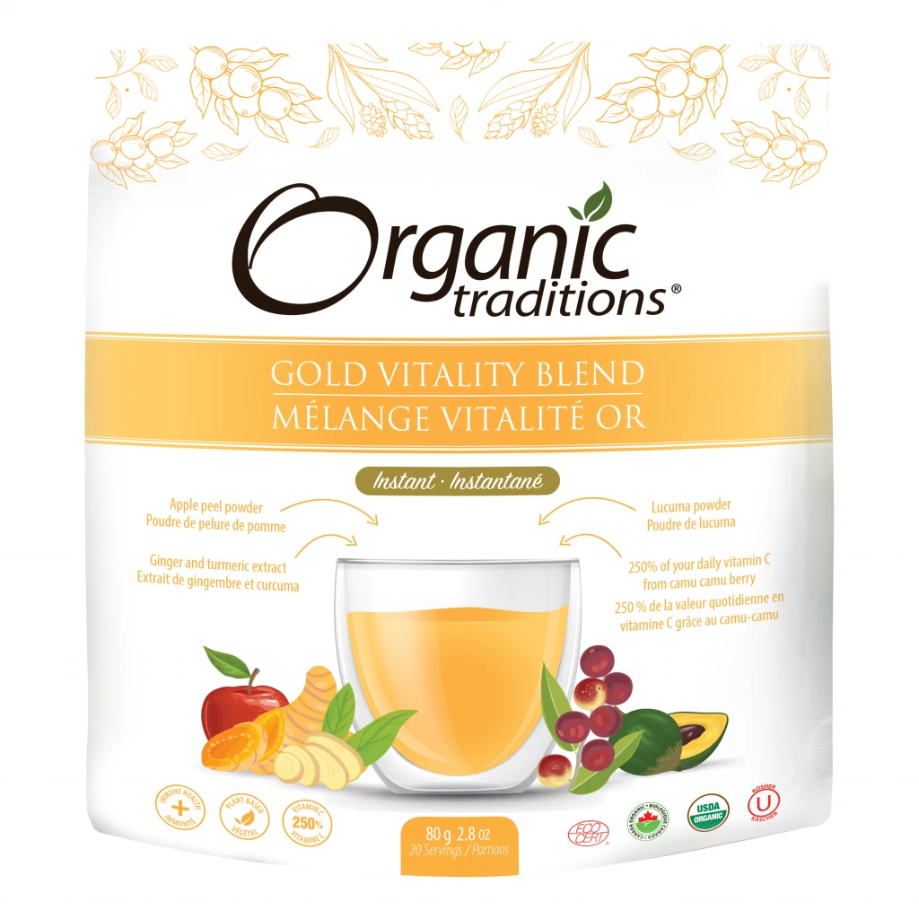 Gold Vitality Blend 80g by Organic Traditions