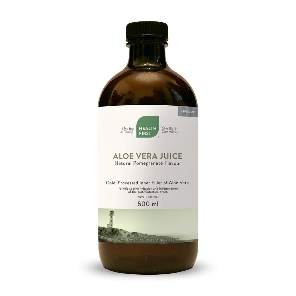 Health First Aloe Vera Juice, 500 ml - Pomegranate by Health First