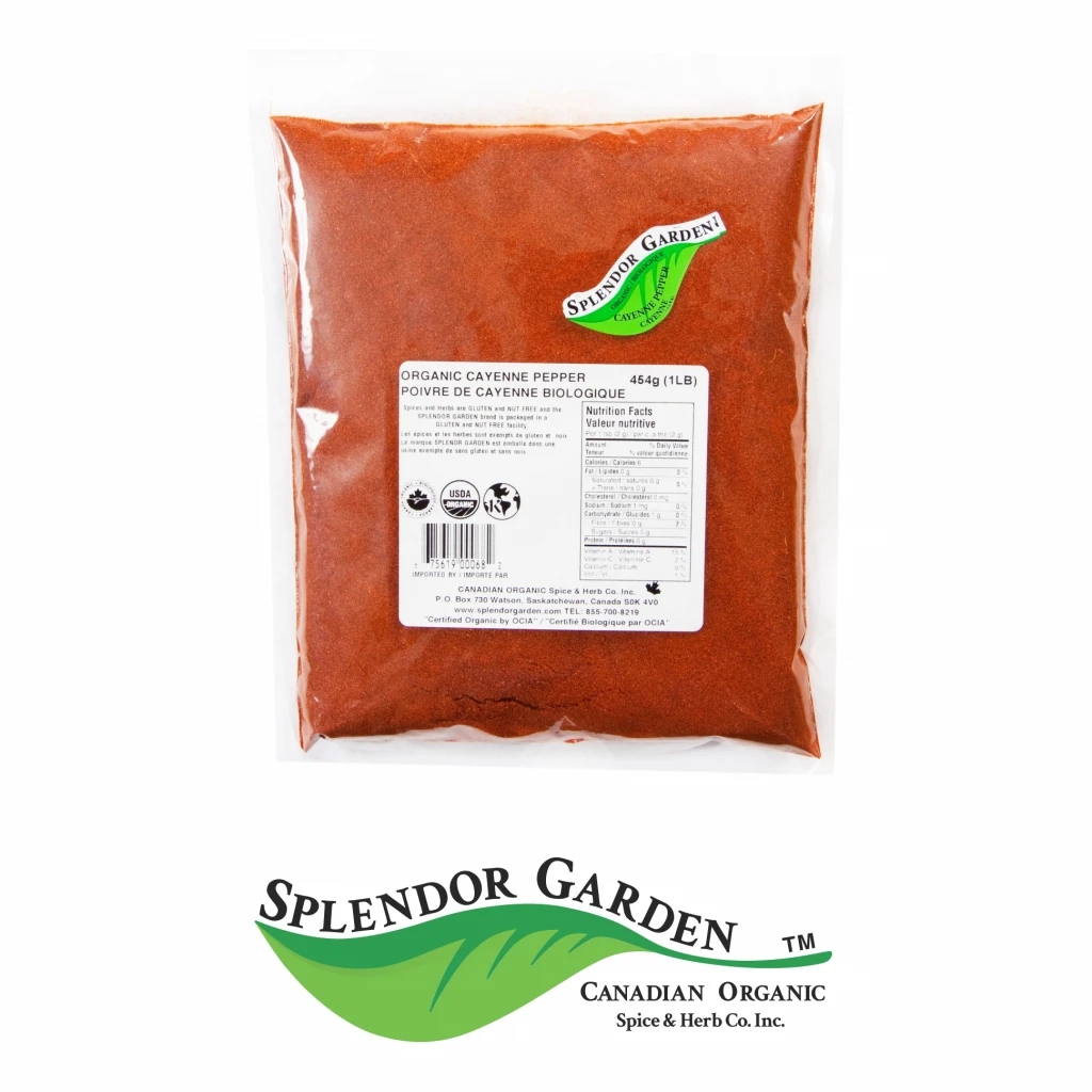 Organic Cayenne Pepper by Splendor Garden