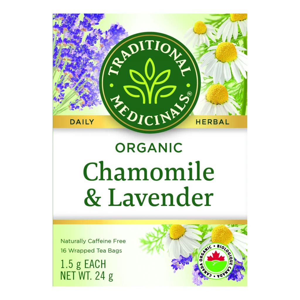 Organic Chamomile With Lavender by Traditional Medicinals