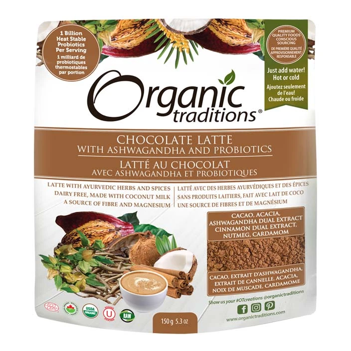 Chocolate Latte with Probiotics by Organic Traditions