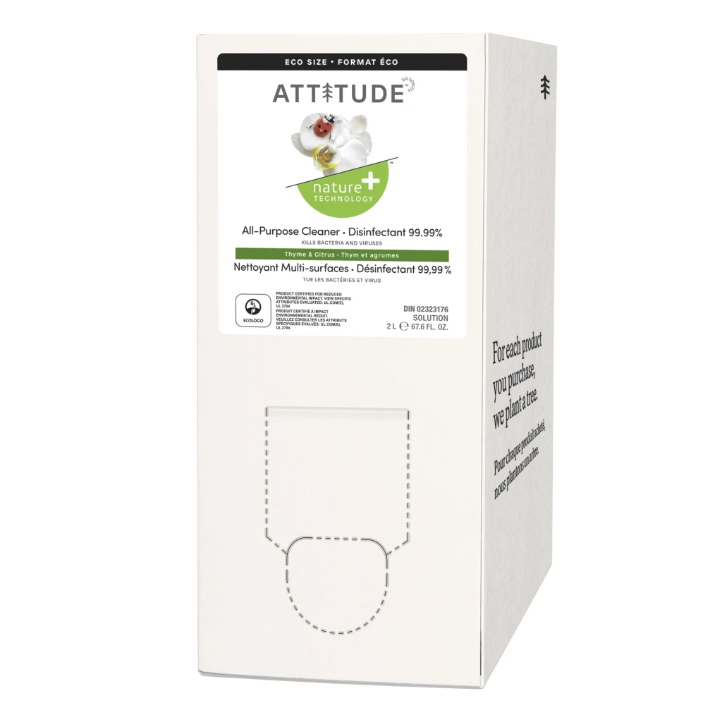 Disinfectant 99.9%Thyme &amp; Citrus 2L by Attitude