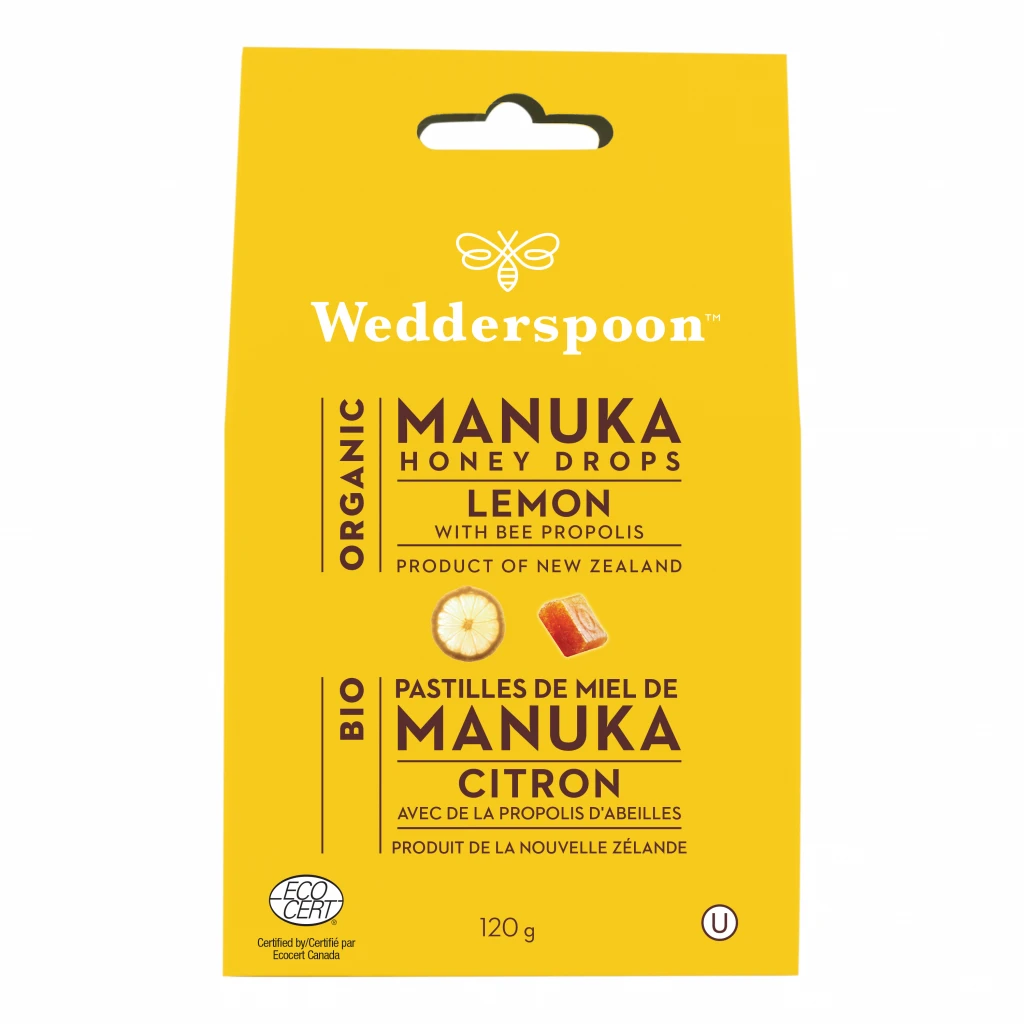 Org Manuka Honey Drops Lemon by Wedderspoon