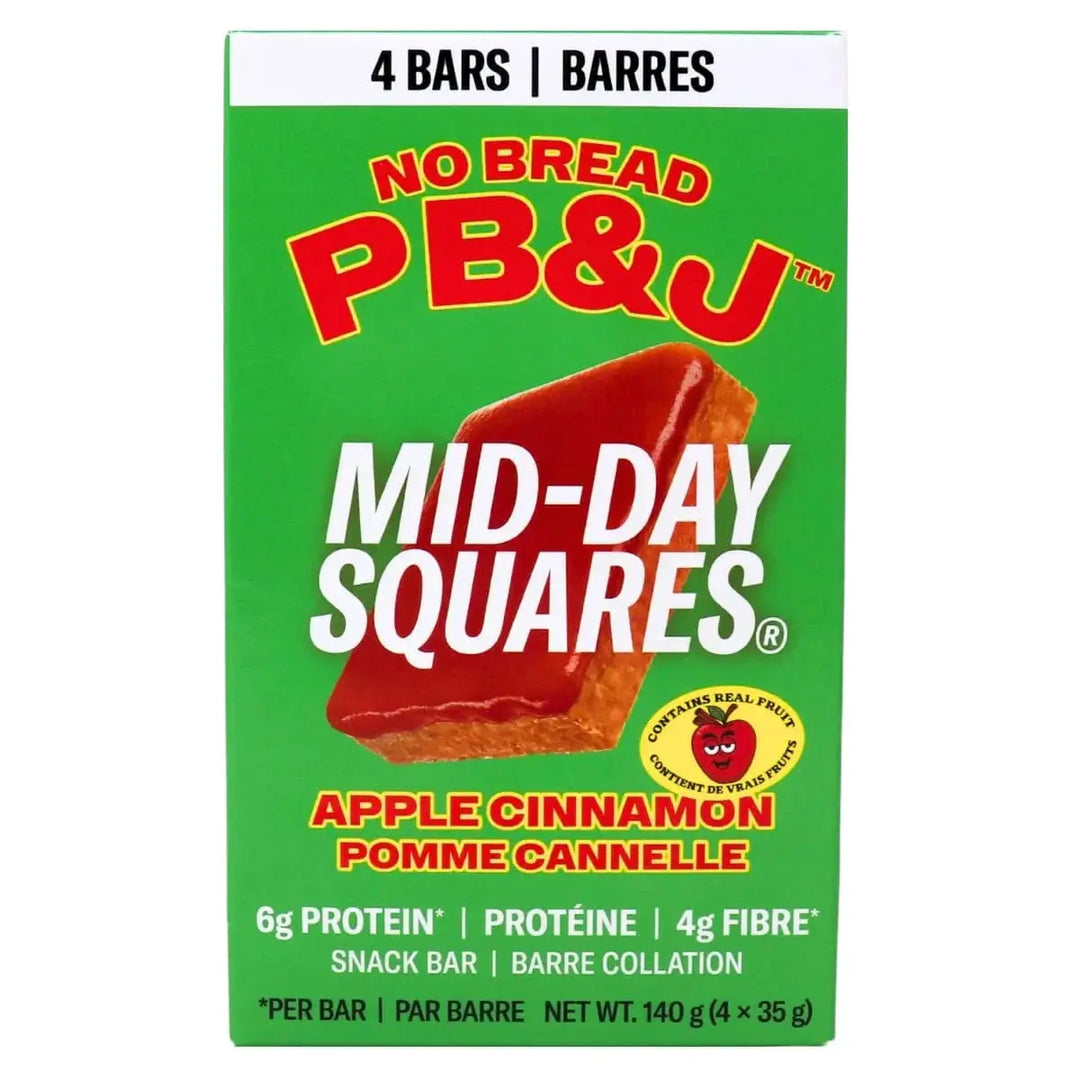 Mid-Day Squares No Bread PB &amp; J Apple Cinnamon 4-pack