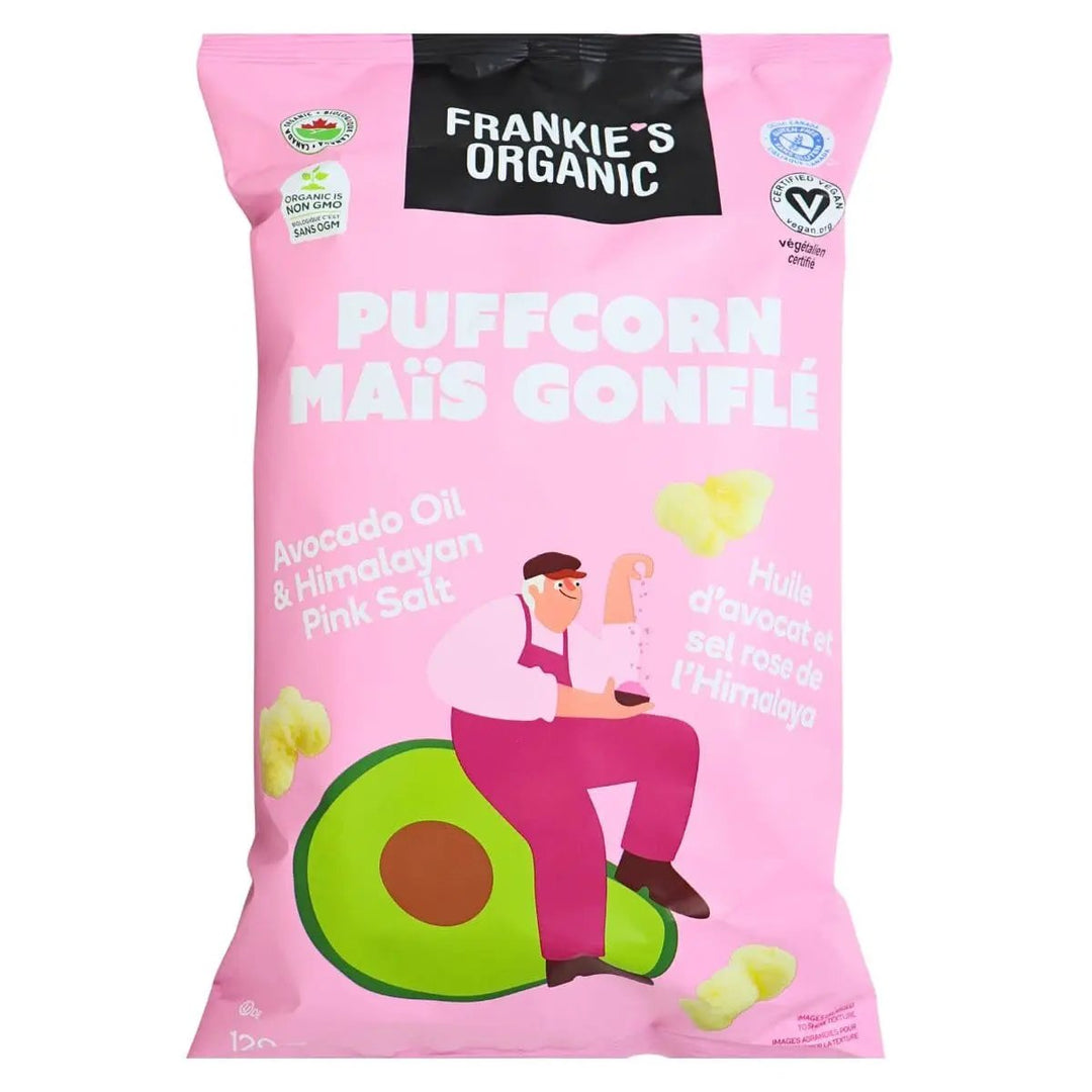Avocado Oil &amp; Himalayan Pink Salt Puffcorn Org 120G
