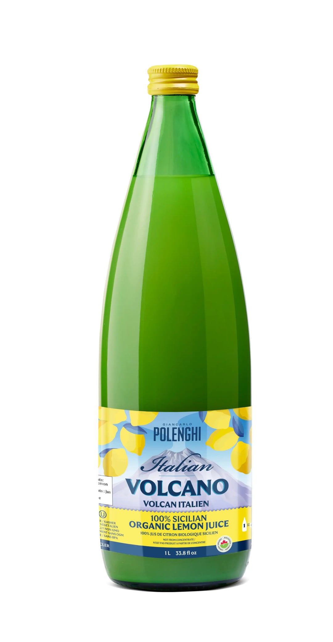 Lemon Juice Organic 1L