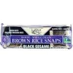 Snaps Rice BlkSesame 100g by Edwards