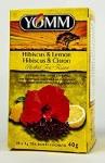 Hibiscus Lemon Tea 20ct by Yomm Beverages