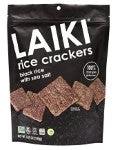 Black Rice Crackers 100g by Laiki