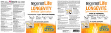 Load image into Gallery viewer, Natural Factors RegenerLife Longevity Kit 30 pack
