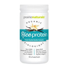 Load image into Gallery viewer, Prairie Naturals, Organic Rice Protein, French Vanilla. 360G
