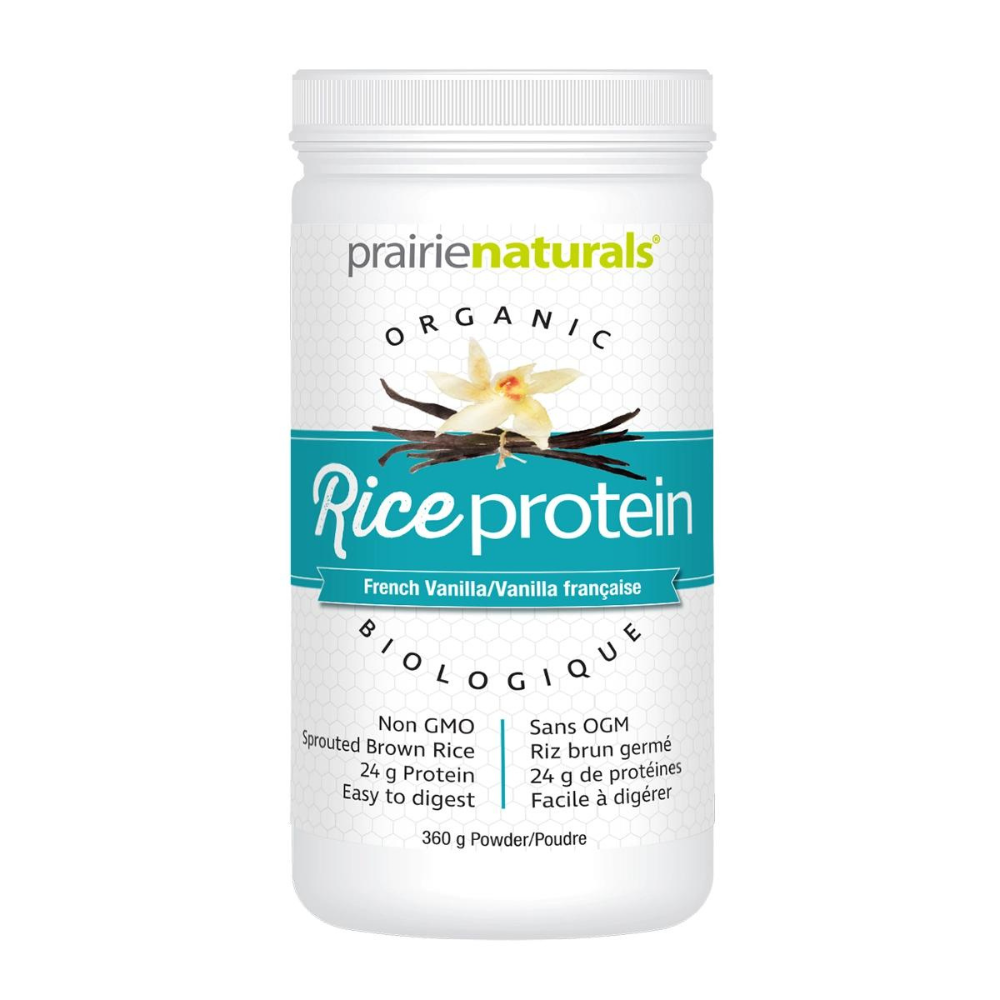 Prairie Naturals, Organic Rice Protein, French Vanilla. 360G
