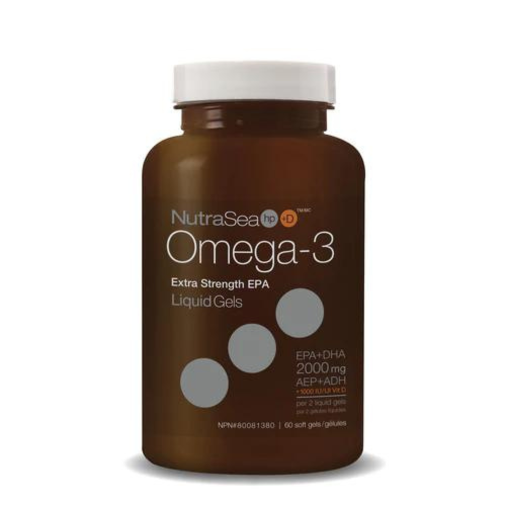 NutraSea� HP™ +D Omega-3 Liquid Gels, Fresh Mint / 60 softgels
