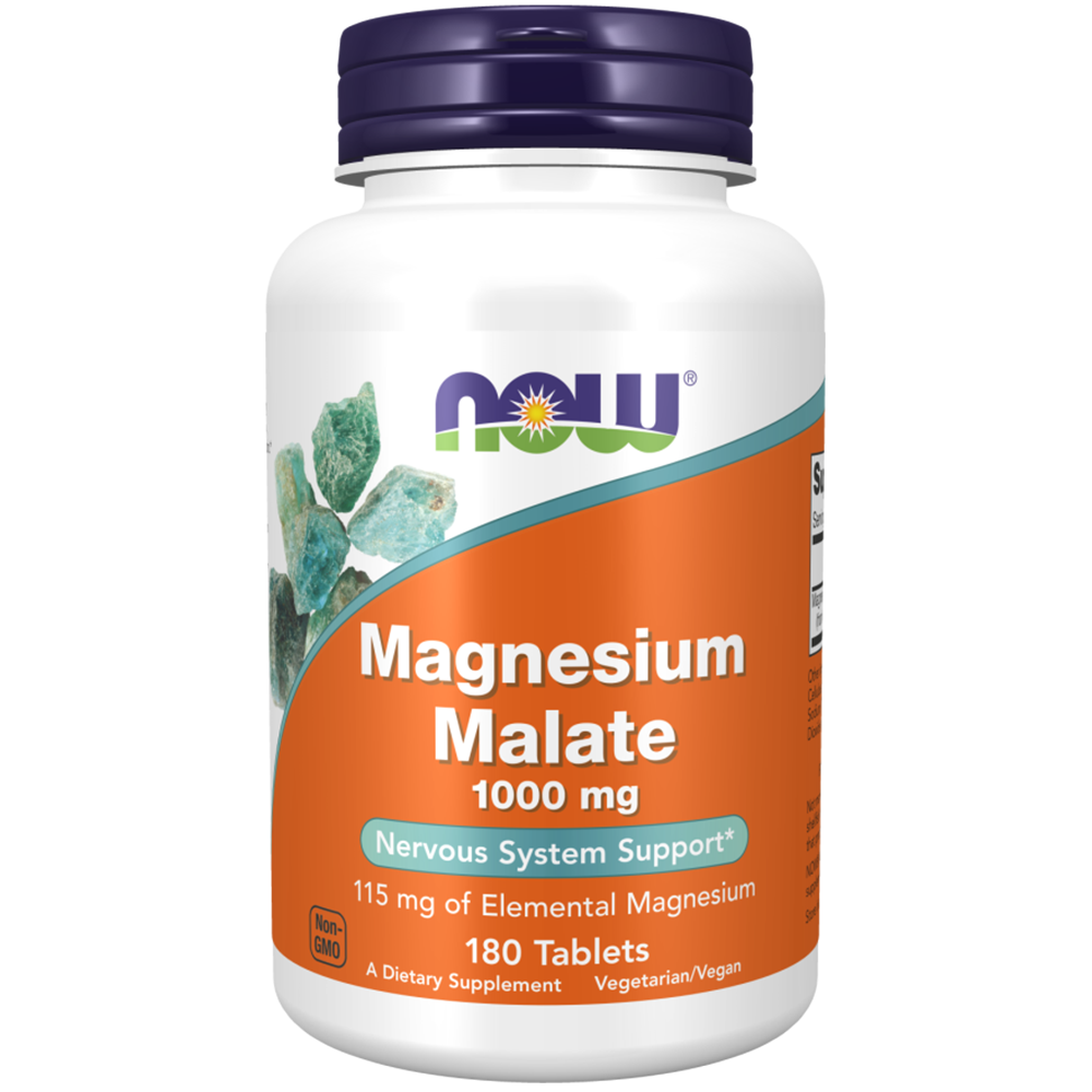 NOW MAGNESIUM MALATE 115MG 180S by Now