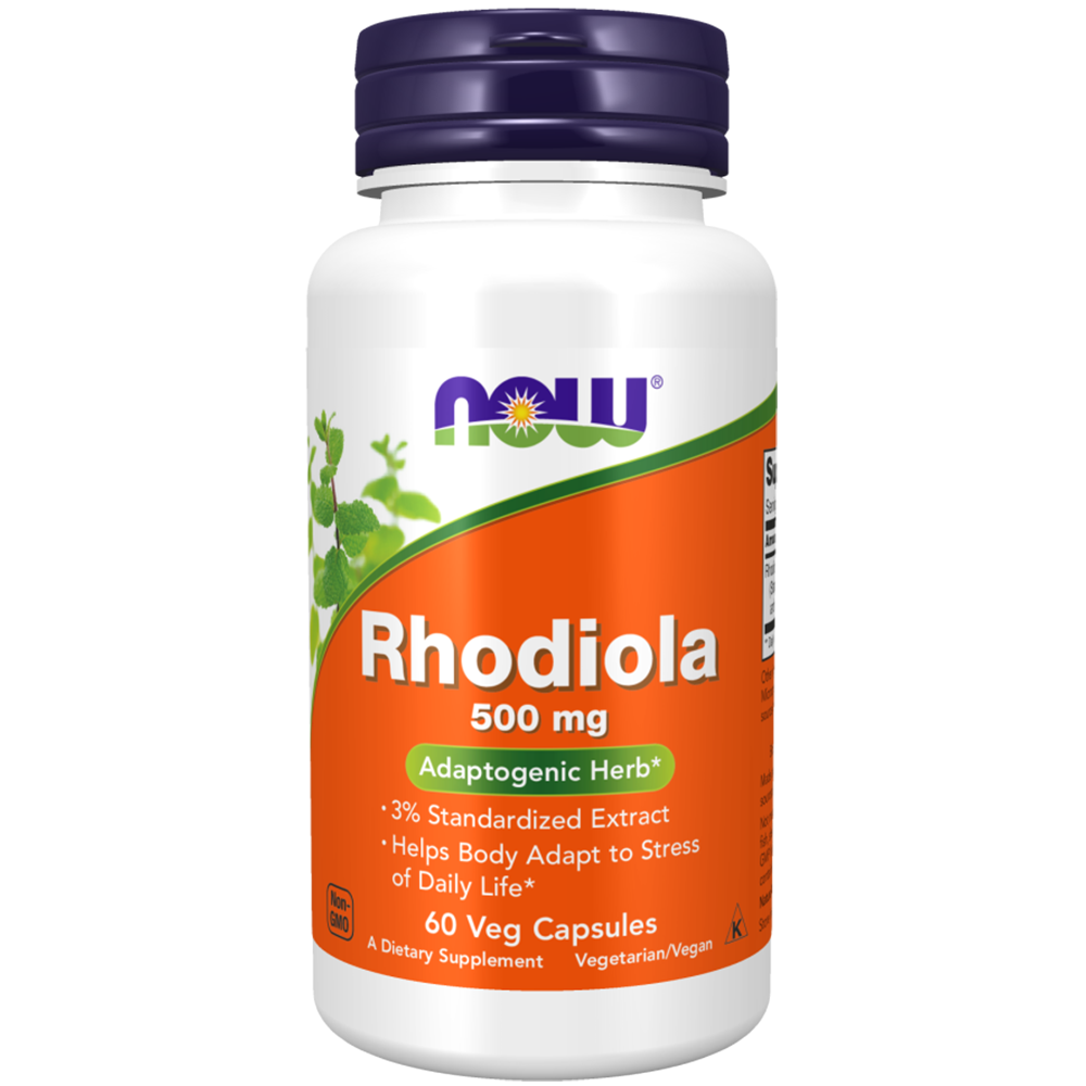 NOW RHODIOLA (ARCTIC ROOT) 500MG  60VCAPS