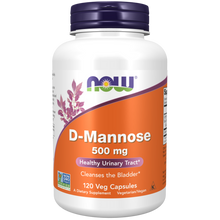 Load image into Gallery viewer, NOW D-MANNOSE 500MG 120VCAPS

