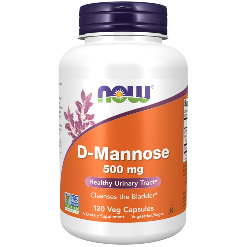 NOW D-MANNOSE 500MG 120VCAPS