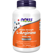 Load image into Gallery viewer, NOW L-ARGININE 1000MG 120TAB
