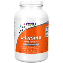 Load image into Gallery viewer, NOW L-LYSINE 100% PURE 454G
