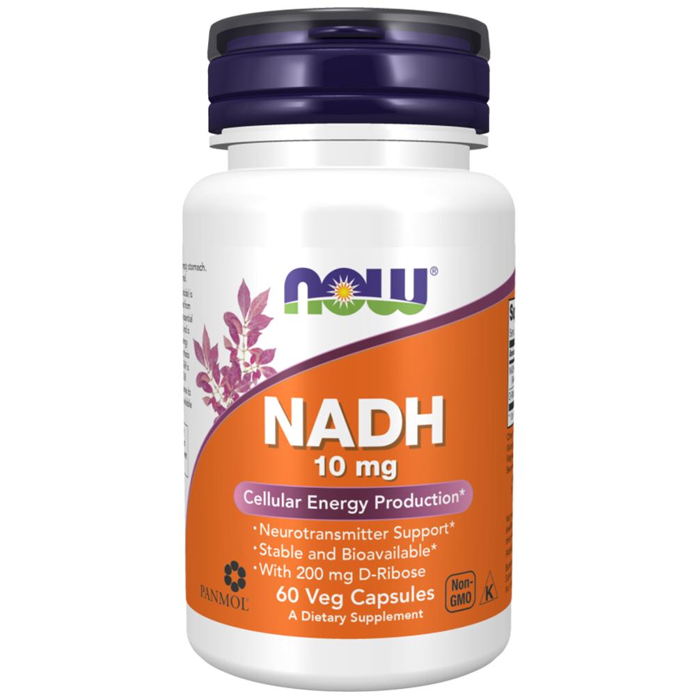 NOW NADH 10MG W/RIBOSE 60'S