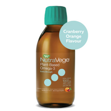 Load image into Gallery viewer, NutraVege&trade; Omega-3, Plant Based, Extra Strength, Cranberry Orange / 6.8 fl oz (200 ml)
