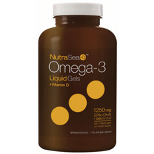 Load image into Gallery viewer, NutraSea+D&trade; Omega-3 Liquid Gels, Fresh Mint / 150 softgels
