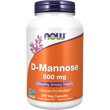 Load image into Gallery viewer, NOW D-MANNOSE 500MG 120VCAPS
