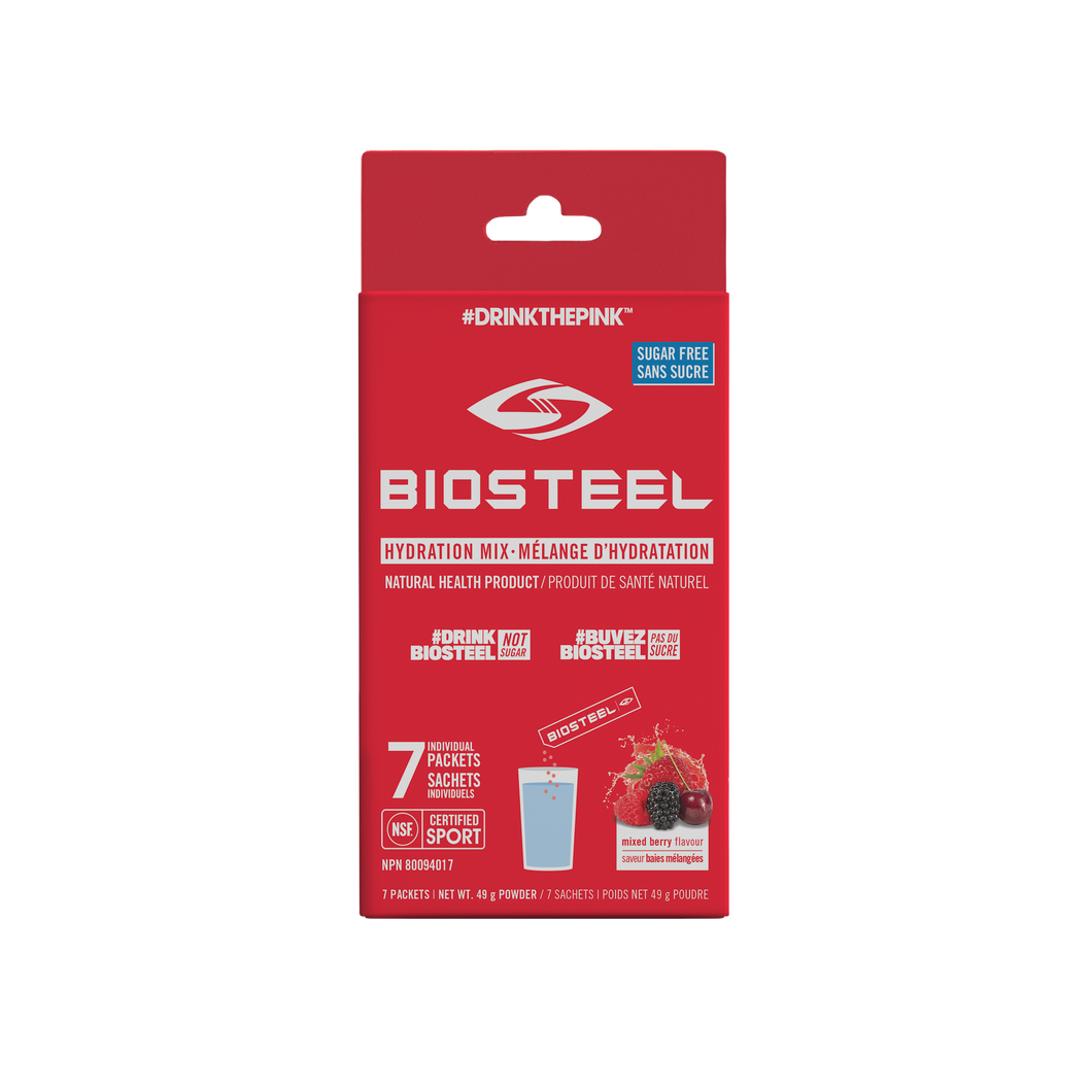Biosteel - Hydration Mix On-The-Go Sachets 7 x 7g Mixed Berry
