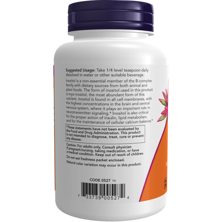 NOW INOSITOL POWDER 750MG PURE 227G by Now