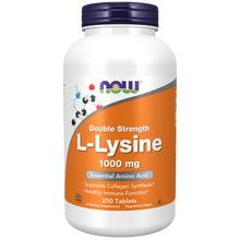 Load image into Gallery viewer, NOW L-LYSINE 1000MG 100TABS
