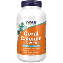 Load image into Gallery viewer, NOW CORAL CALCIUM 1000MG 100VCAP
