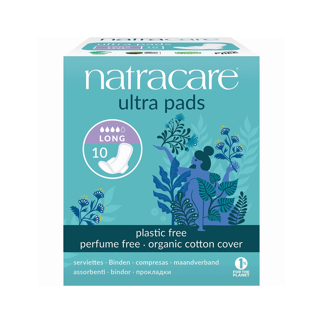 Pads Ultra Long W/ W 10s by NatraCare