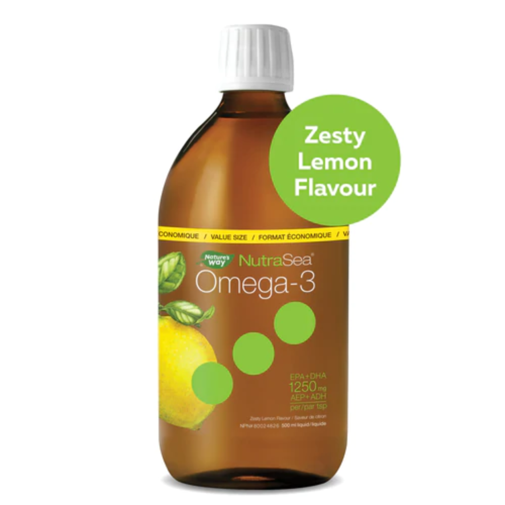 NutraSea� Omega-3, Lemon / 16.9 fl oz (500 ml)