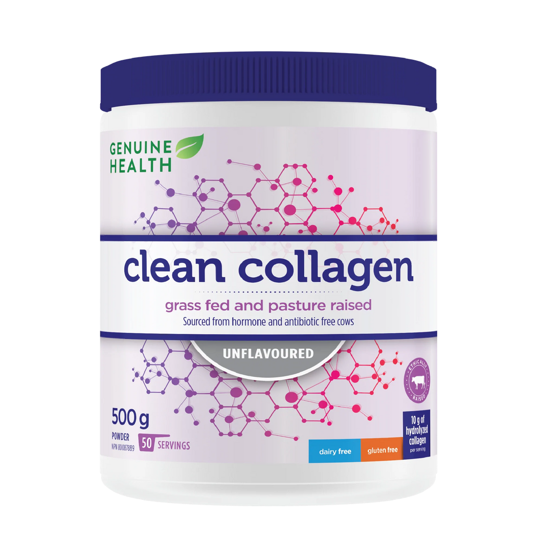 Genuine Health Clean Collagen Bovine, Unflavoured 400g